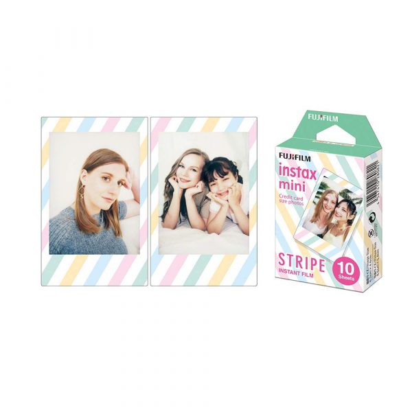 FUJIFILM INSTAX Mini Stripe Instant Film (10 Exposure) - Image 2