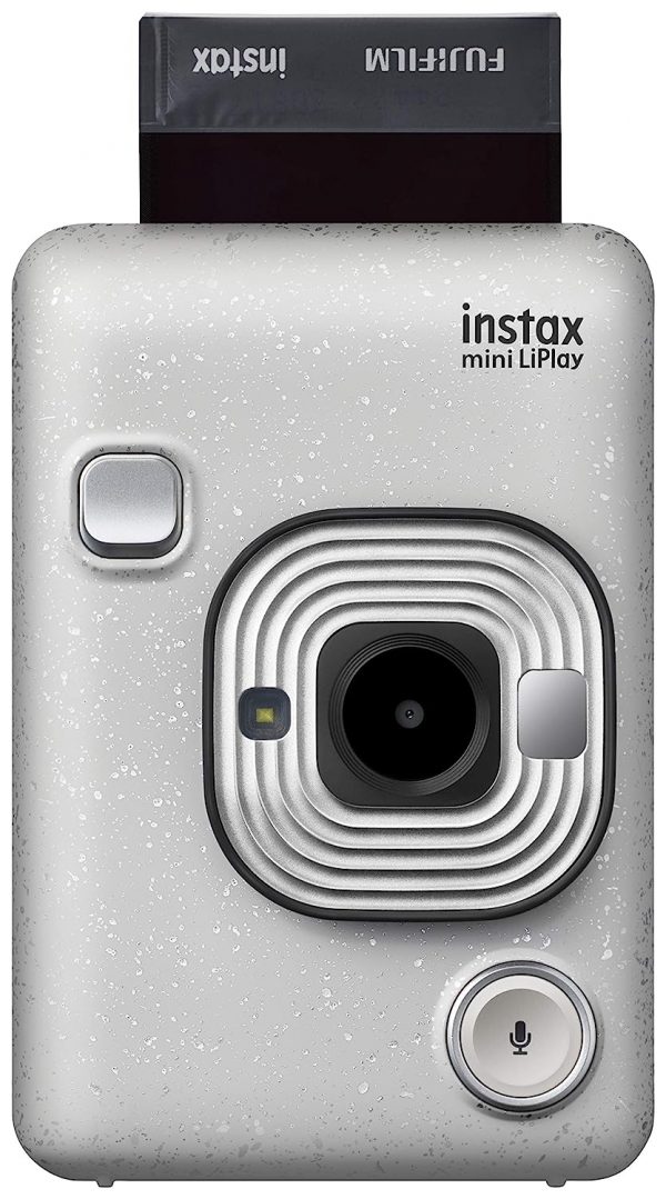 FUJIFILM INSTAX Mini LiPlay Hybrid Instant Camera (Stone White)