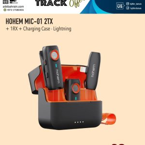 Hohem MIC-01 2-Person Wireless Microphone System for Lightning Devices (2.4 GHz)