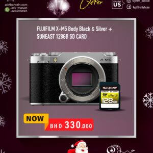 FUJIFILM X-M5 Mirrorless Camera Body (Silver)