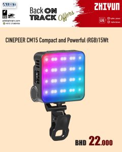 ZHIYUN CINEPEER CM15 15W RGB Video Light