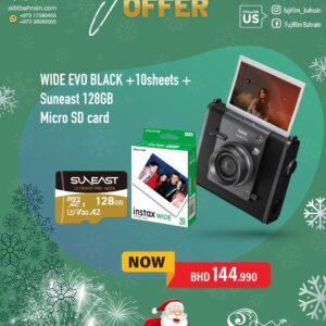 Fujifilm Wide Evo+10 Sheets wide film+Suneast Micro SD 128GB