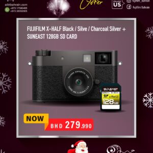 FUJIFILM X half Digital Camera (Charcoal Silver)
