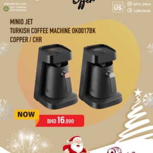 Arzum Okka Minio Jet Turkish coffee machine OK0017-BK Chrome