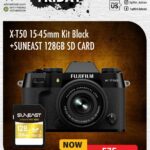 FUJIFILM X-T50 Mirrorless Camera with XC 15-45mm f/3.5-5.6 Lens (Black)