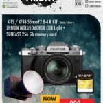 FUJIFILM XT5 XF18-55mm F2.8-4R KIT (BLACK ONLY)+ZHIYUN X60RGB COB+Suneast 256GB SD CARD